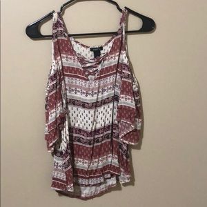 Off the shoulder tank top